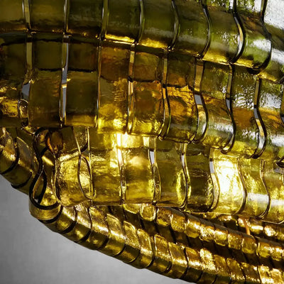 Ghiaccio Oval Chandelier 54"W/65"W - Merlinlamps