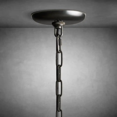 Ghiaccio Round Glass Chandelier - cyranlamps