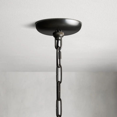 Ghiaccio Round Glass Chandelier - cyranlamps
