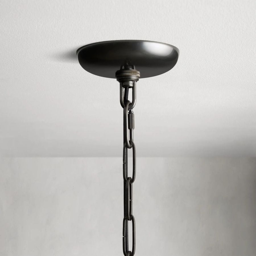 Ghiaccio Round Glass Chandelier - cyranlamps