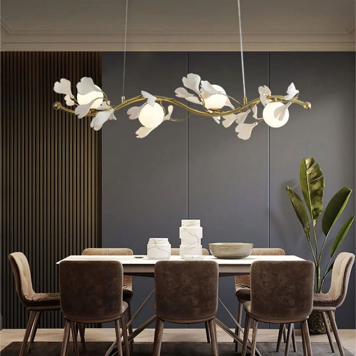 Gingko Glass Chandelier - cyranlighting
