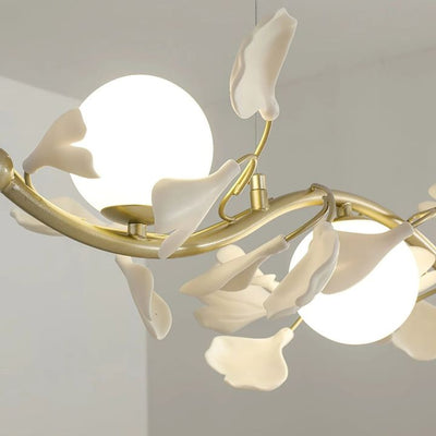 Gingko Glass Chandelier - cyranlighting