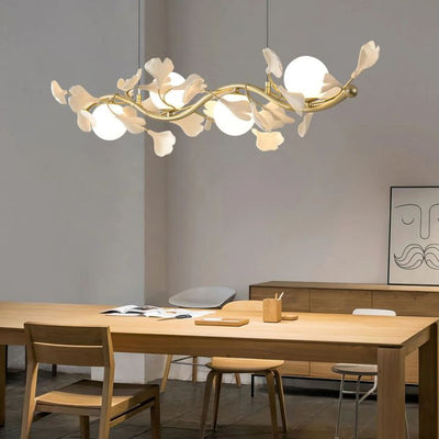 Gingko Glass Chandelier - cyranlighting