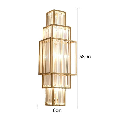 Gio Crystal Wall Sconce - cyranlamps