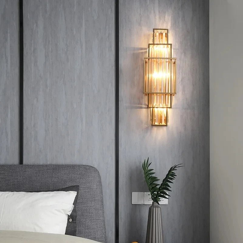 Gio Crystal Wall Sconce - cyranlamps