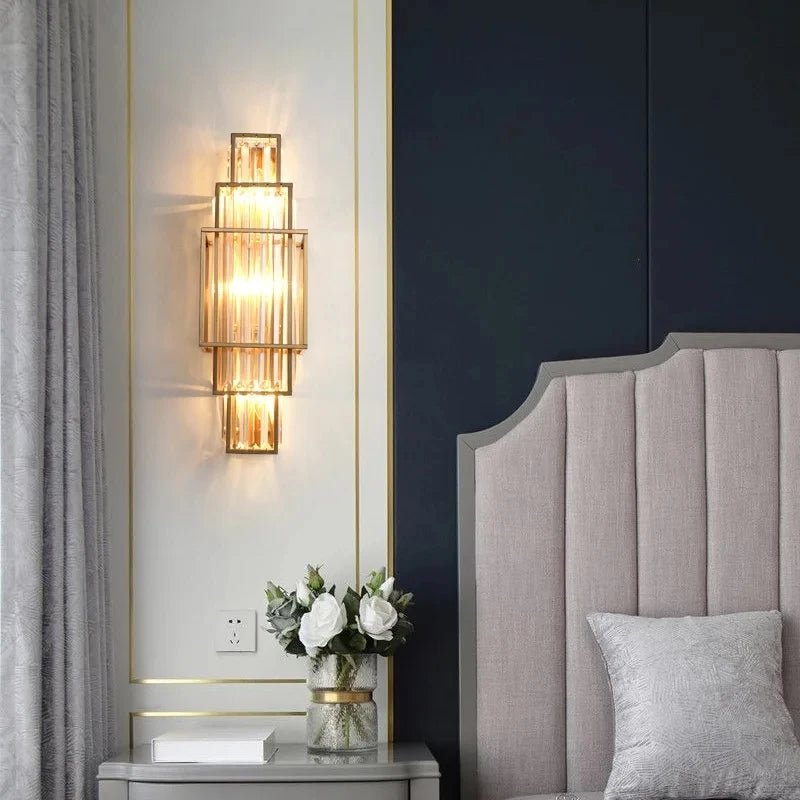 Gio Crystal Wall Sconce - cyranlamps