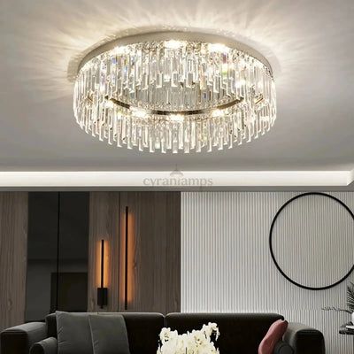 Gio Flush Mount Chandelier - cyranlighting