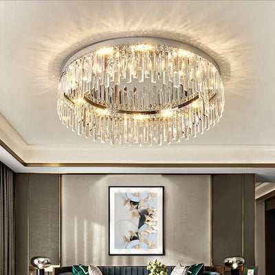 Gio Flush Mount Chandelier - cyranlamps
