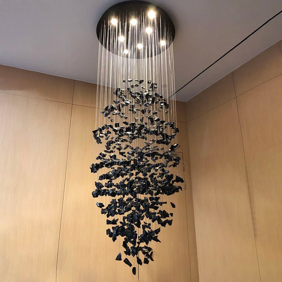 Giore Stone Pendant Chandelier - cyranlamps