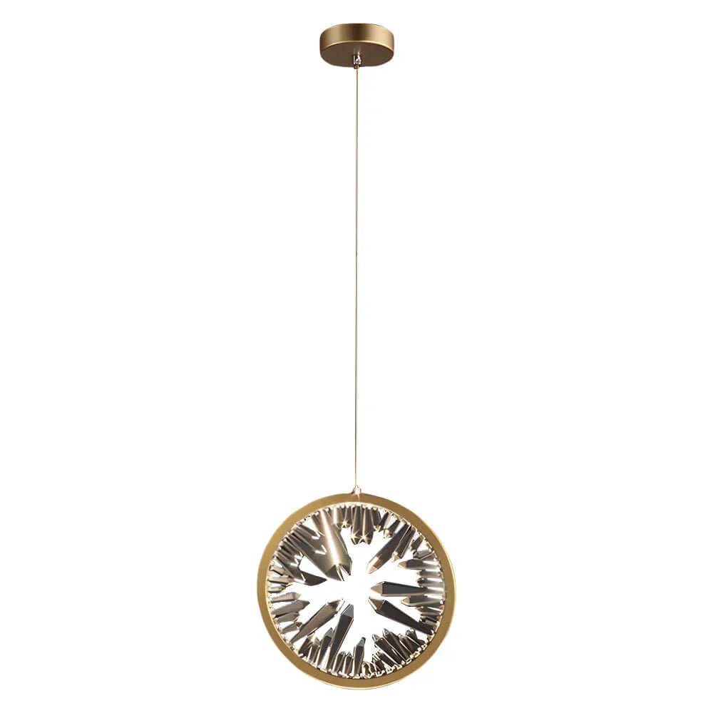 Gold Crystal Staircase Chandelier - Cyran Lamps