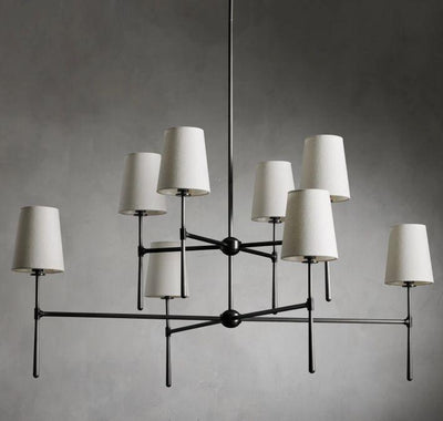 Gwyneth 2 - Tier Round Chandelier - Cyran Lamps