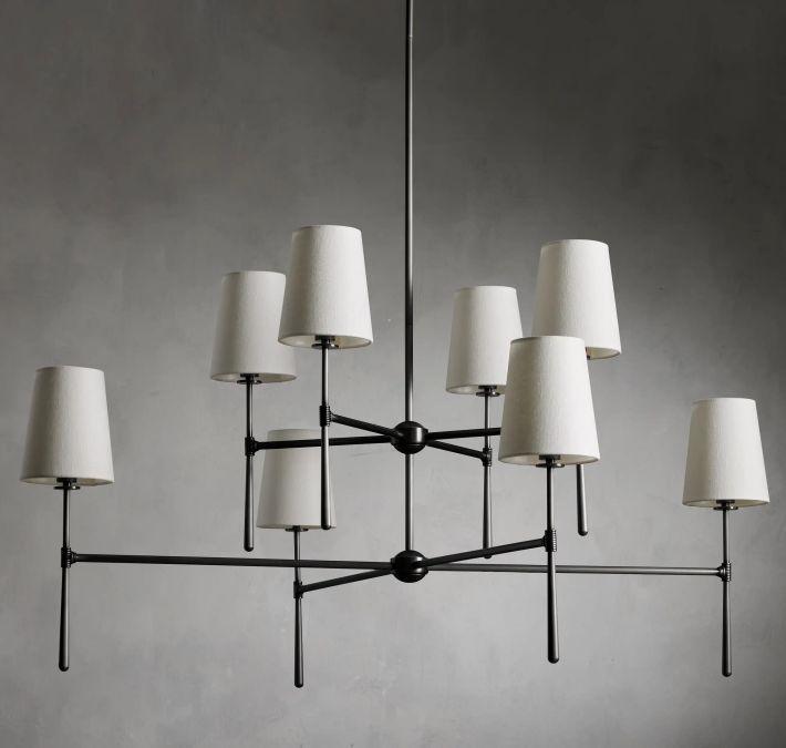 Gwyneth 2 - Tier Round Chandelier - Cyran Lamps