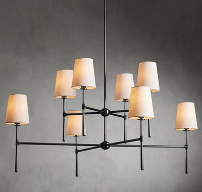 Gwyneth 2 - Tier Round Chandelier - Cyran Lamps