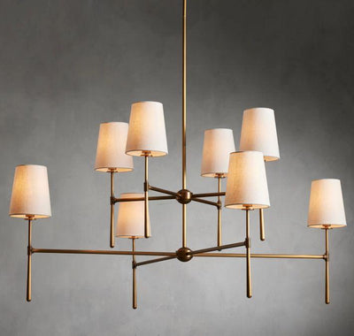 Gwyneth 2 - Tier Round Chandelier - Cyran Lamps