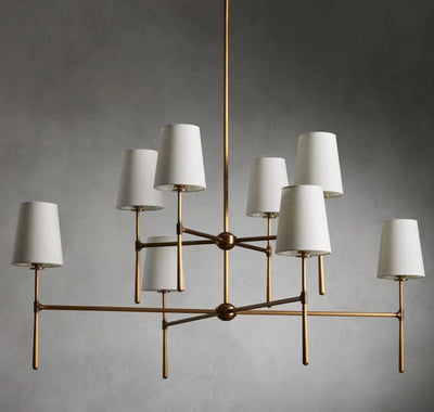 Gwyneth 2 - Tier Round Chandelier - Cyran Lamps