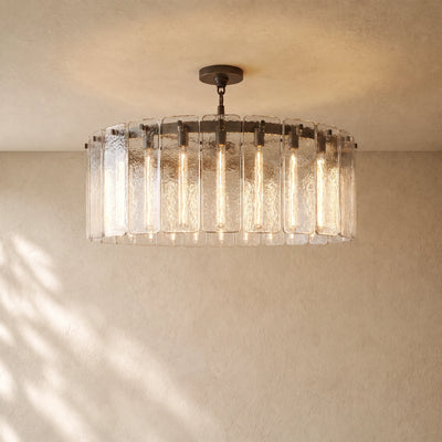 Calam Glass Round Chandelier 36", 48", 60"