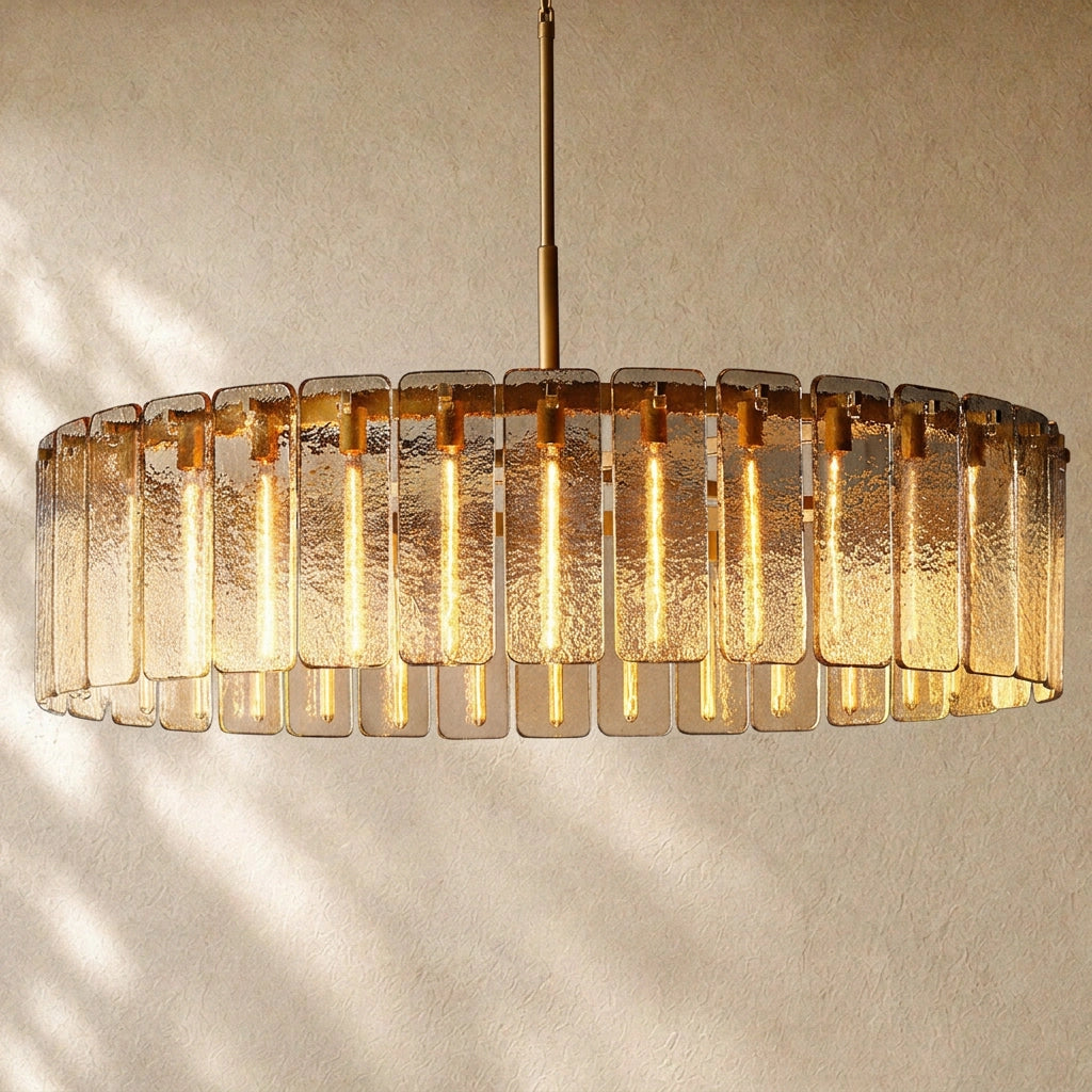 Calam Glass Round Chandelier 36", 48", 60"
