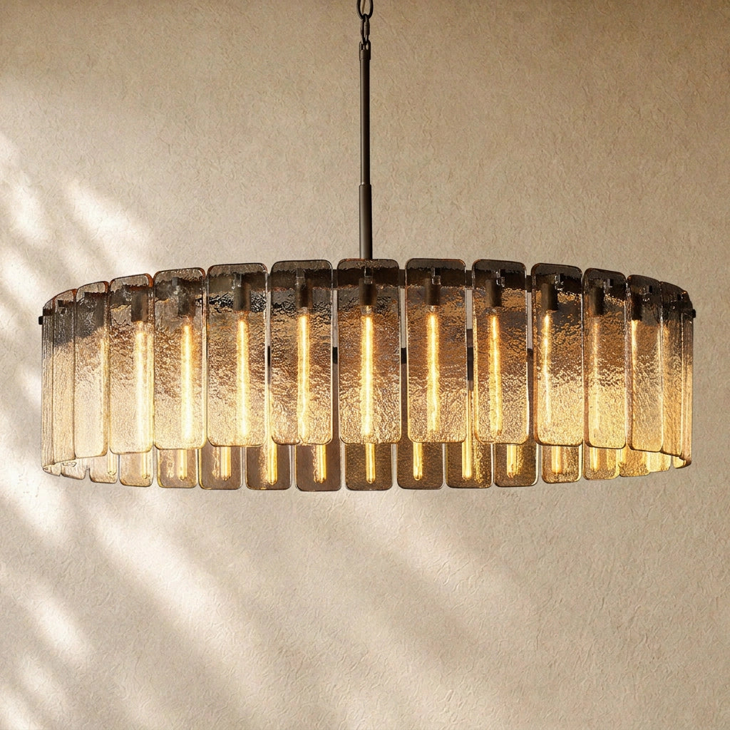 Calam Glass Round Chandelier 36", 48", 60"