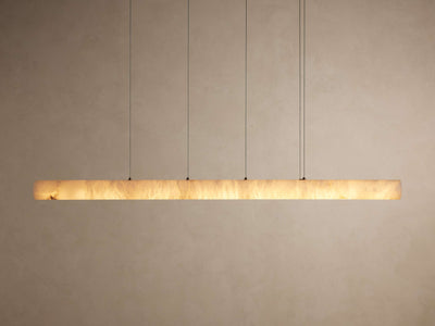 Halima Alabaster Linear Chandelier - Cyran Lamps