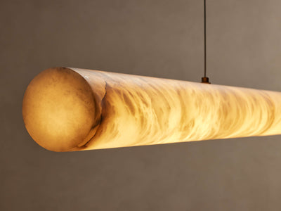 Halima Alabaster Linear Chandelier - Cyran Lamps