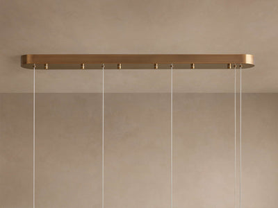 Halima Alabaster Linear Chandelier - Cyran Lamps