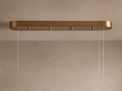 Halima Alabaster Linear Chandelier - Cyran Lamps