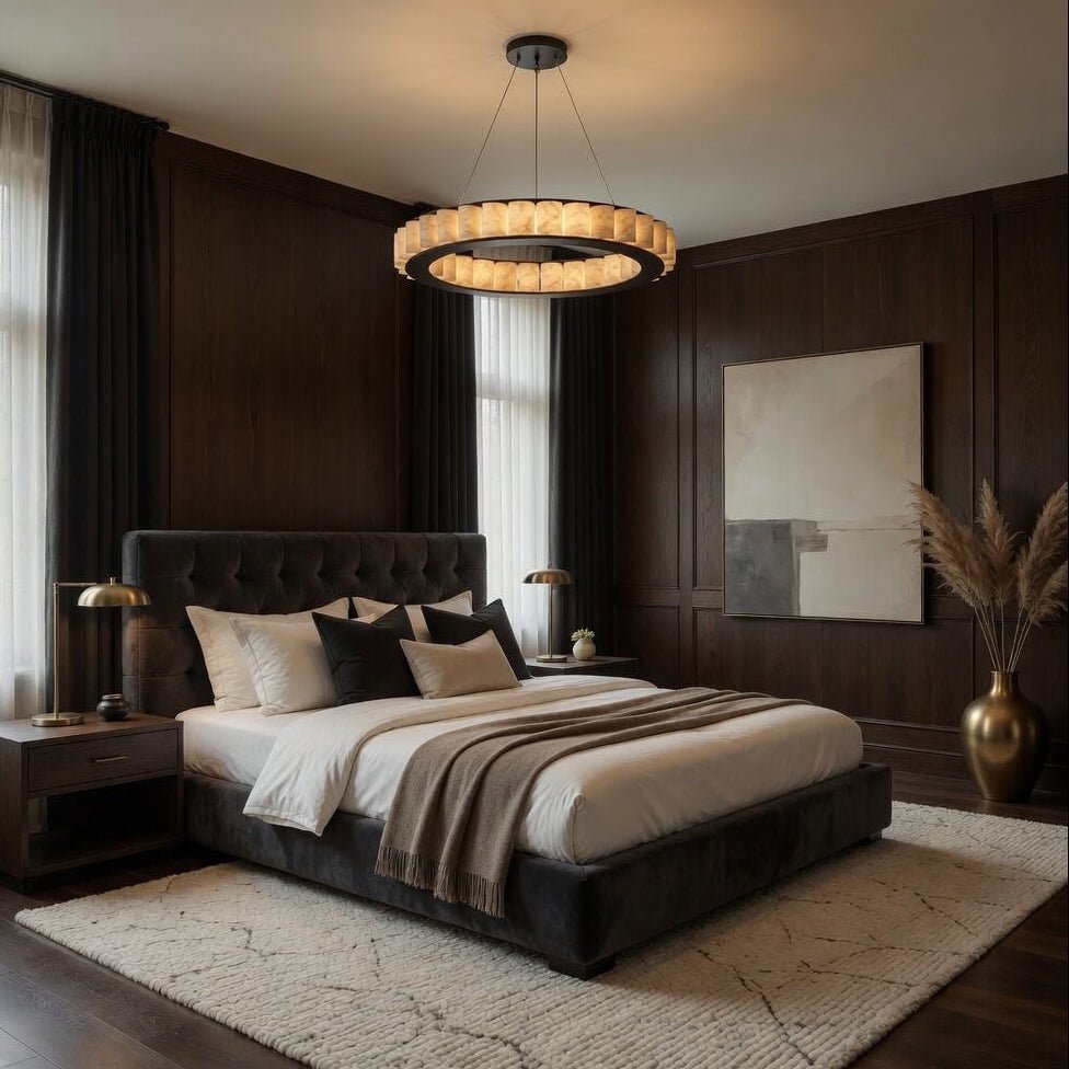 Hampton Marble Chandelier - cyranlamps