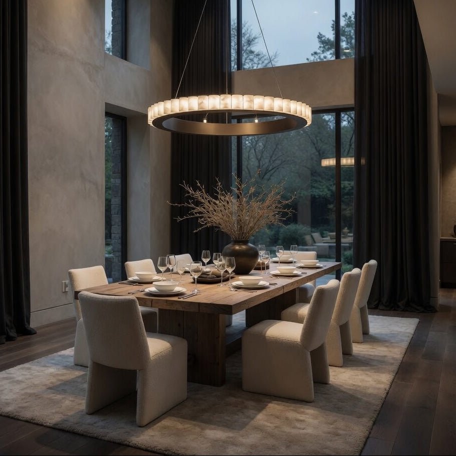 Hampton Marble Chandelier - cyranlamps