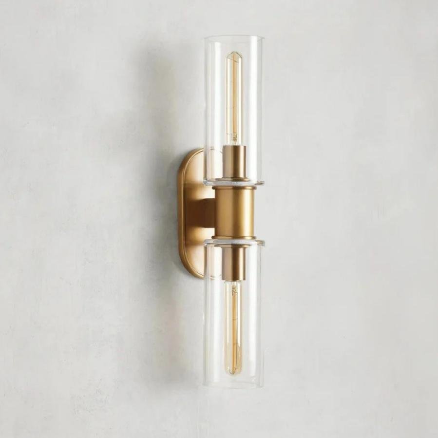 Harlin 2 - Light Wall Sconce in Clear - cyranlamps