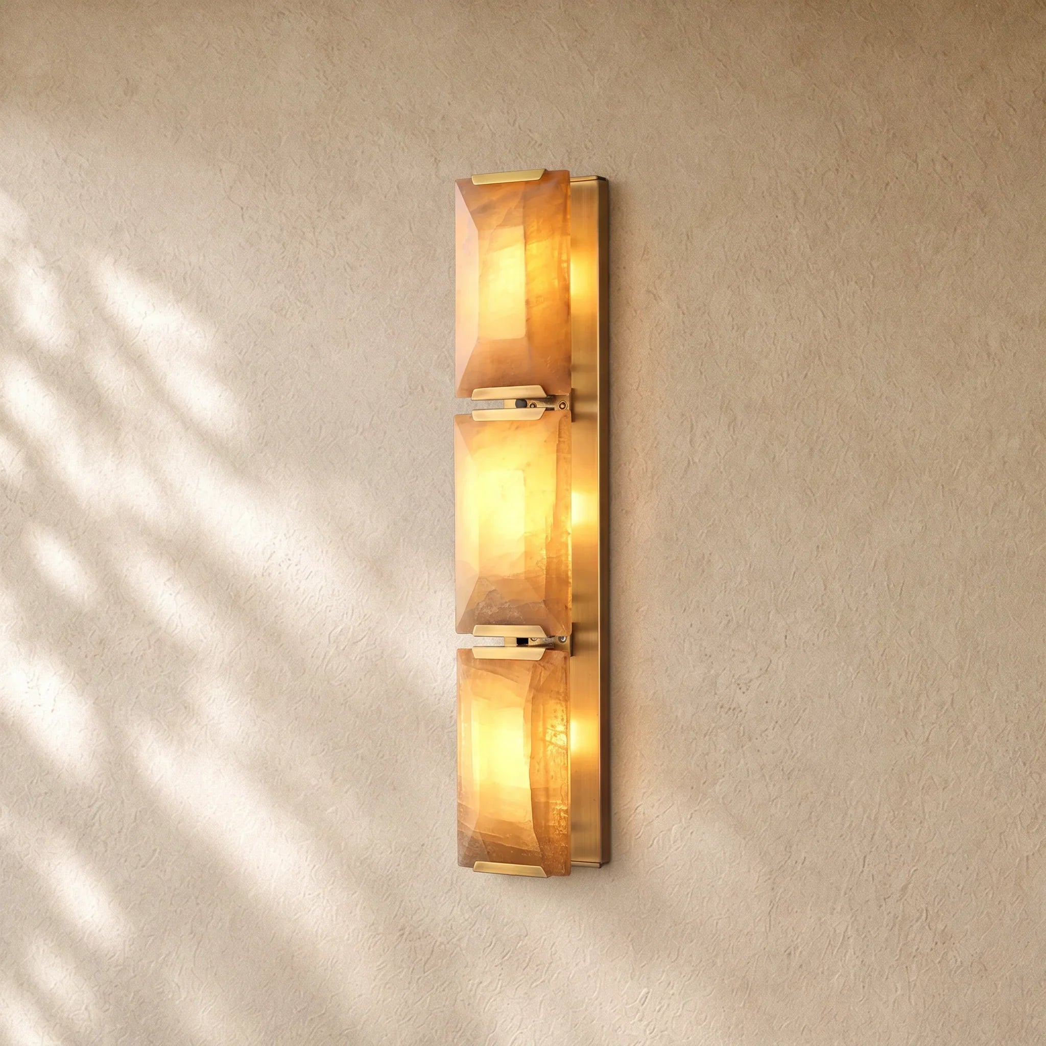 Hartley Alabaster Triple Sconce