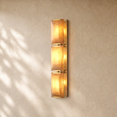 Hartley Alabaster Triple Sconce