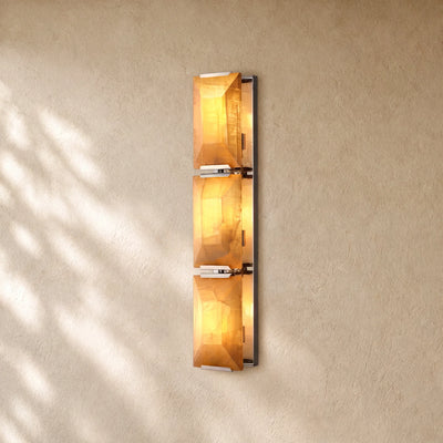 Hartley Alabaster Triple Sconce