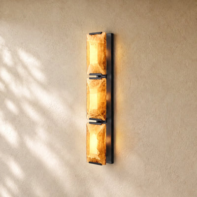 Hartley Alabaster Triple Sconce