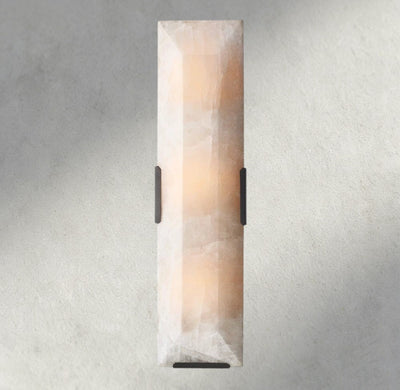 Hartley Alabaster Linear Sconce - cyranlighting