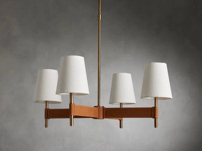 Hastings 4 - Light Cross Chandelier - cyranlamps