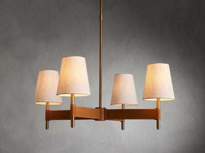 Hastings 4 - Light Cross Chandelier - cyranlamps
