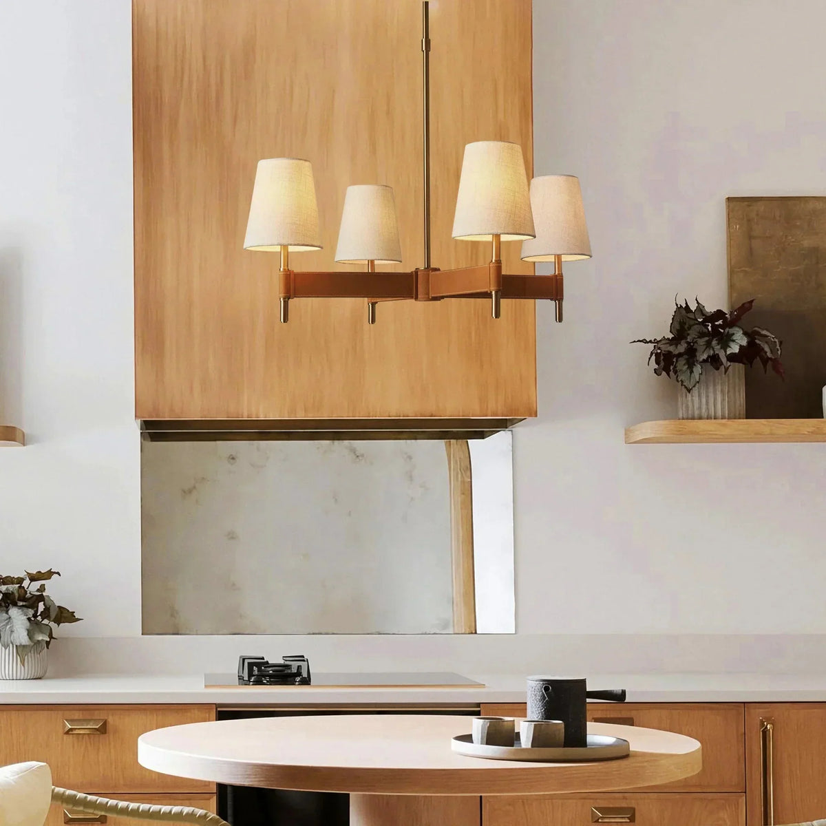 Hastings 4 - Light Cross Chandelier - cyranlamps