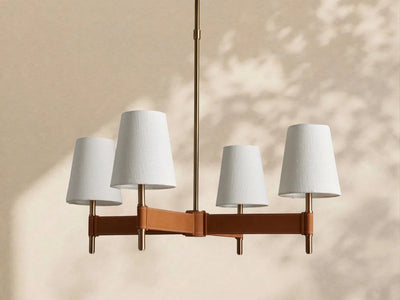 Hastings 4 - Light Cross Chandelier - cyranlamps