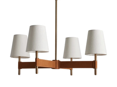Hastings 4 - Light Cross Chandelier - cyranlamps