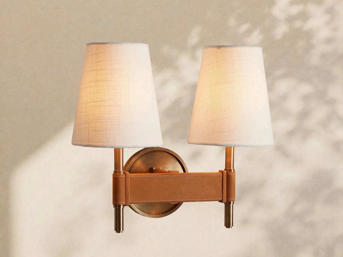 Hastings Double Sconce - cyranlamps