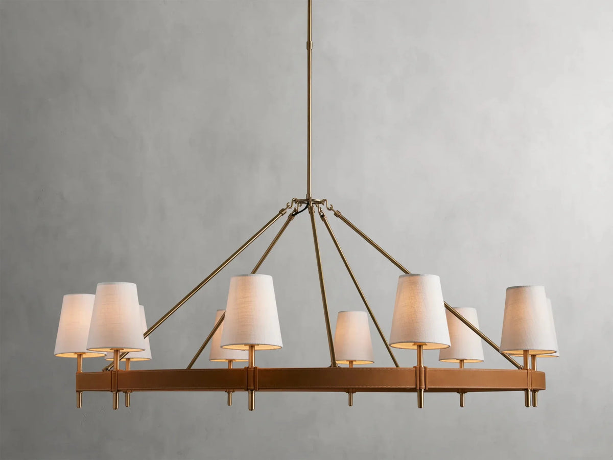 Hastings Round Chandelier - cyranlamps