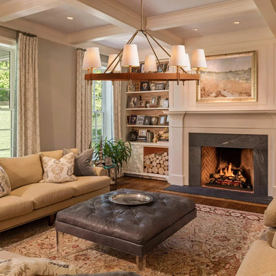 Hastings Round Chandelier - cyranlamps