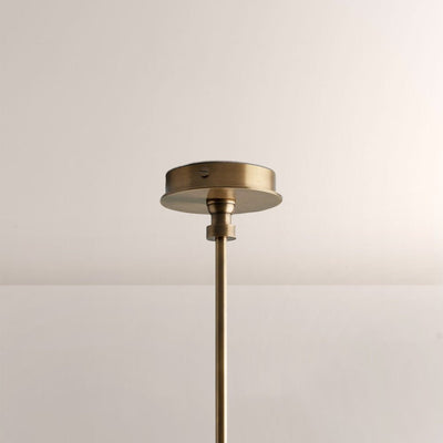 Haven Round Brass Chandelier - Cyran Lamps