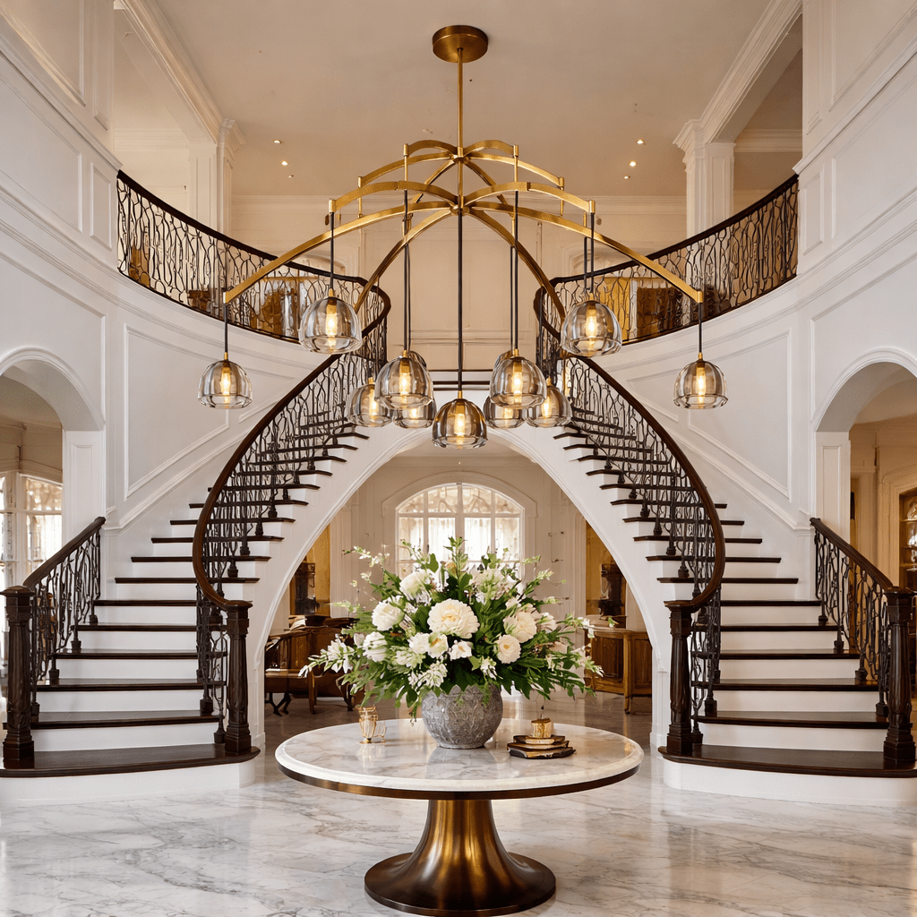 Hemispher Round Chandelier - cyranlighting