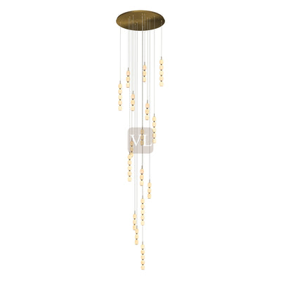 Alabaster Bead LED Pendant Light