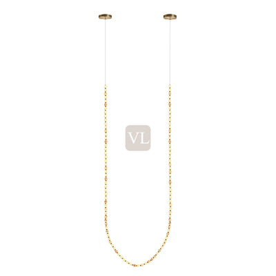 Alabaster Bead LED Pendant Light