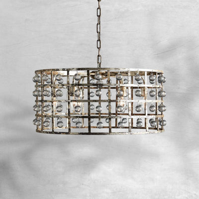 La Cage Round Chandelier 6/8/12 Light - cyranlamps