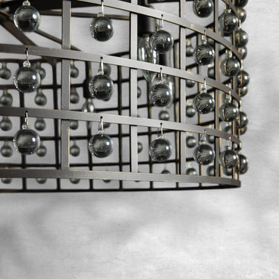 La Cage Round Chandelier 6/8/12 Light - cyranlamps