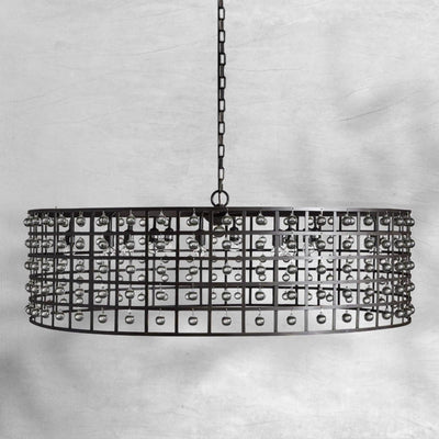 La Cage Round Chandelier 6/8/12 Light - cyranlamps