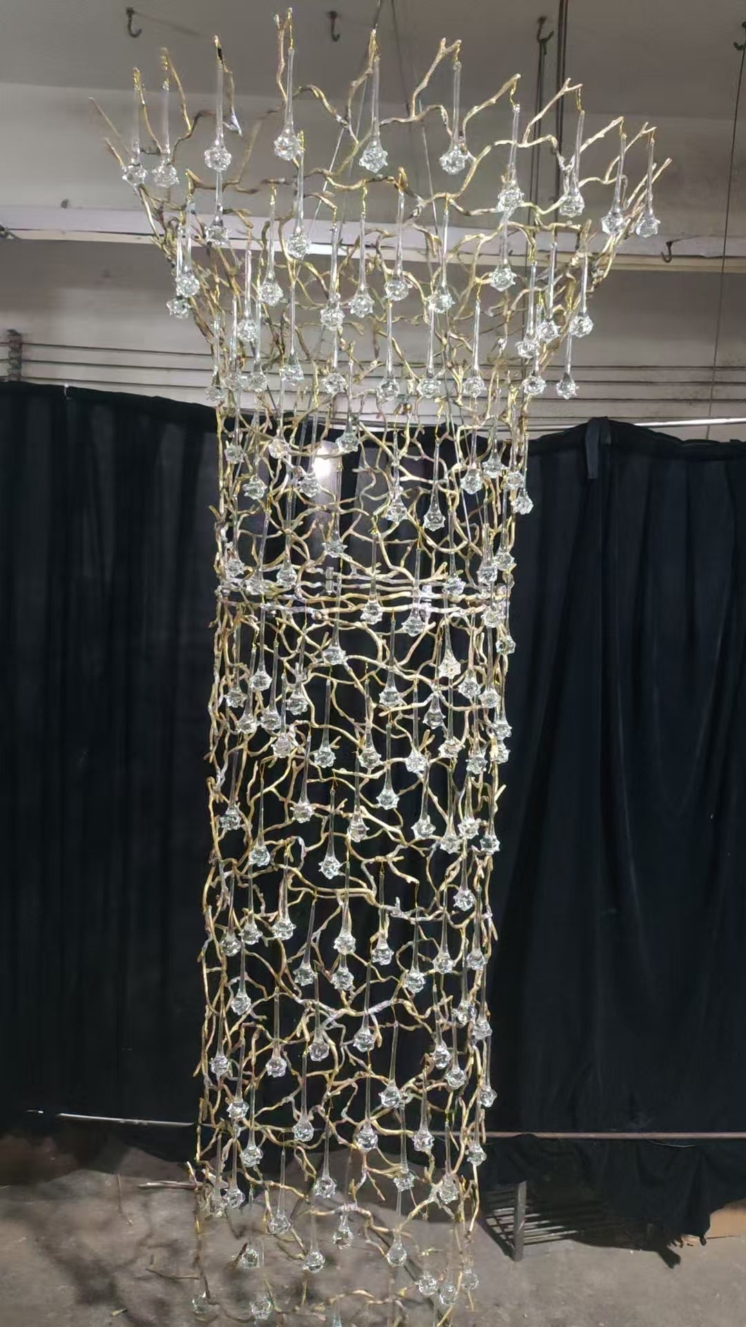 Large Branch Chandelier For High Ceiling - cyranlamps